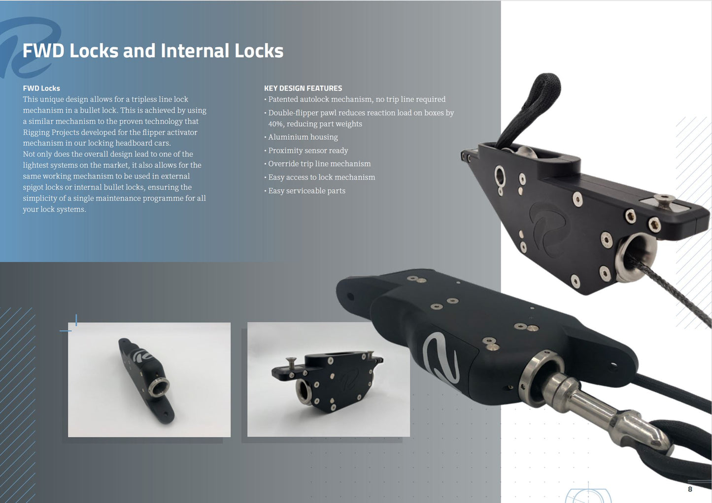 Integrated Sheave Lock